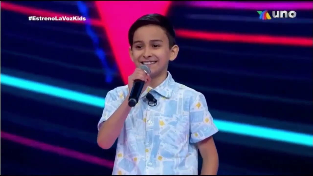 INCREIBLE Carlos Paul -No me quiero Enamorar- Audiciones a Ciegas  La voz kids mexico 2022