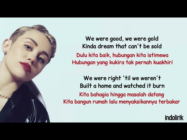 Miley Cyrus - Flowers | Lirik Terjemahan class=
