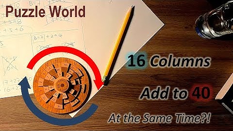 Hard Puzzle | Safecracker 40 Puzzle | Only 1 Possible Solution!