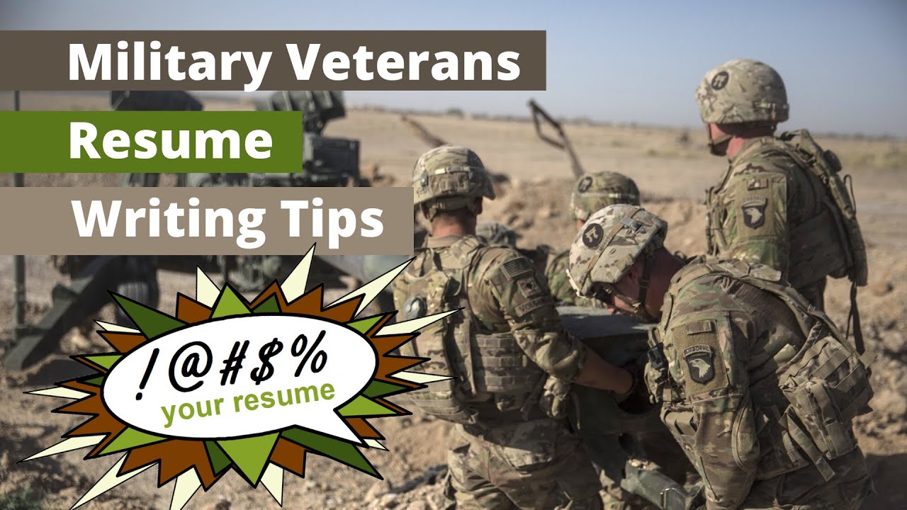 resume writing tips veterans