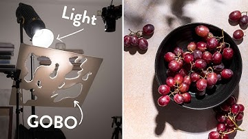 Using a GOBO for Creative Food Photography LIGHTING