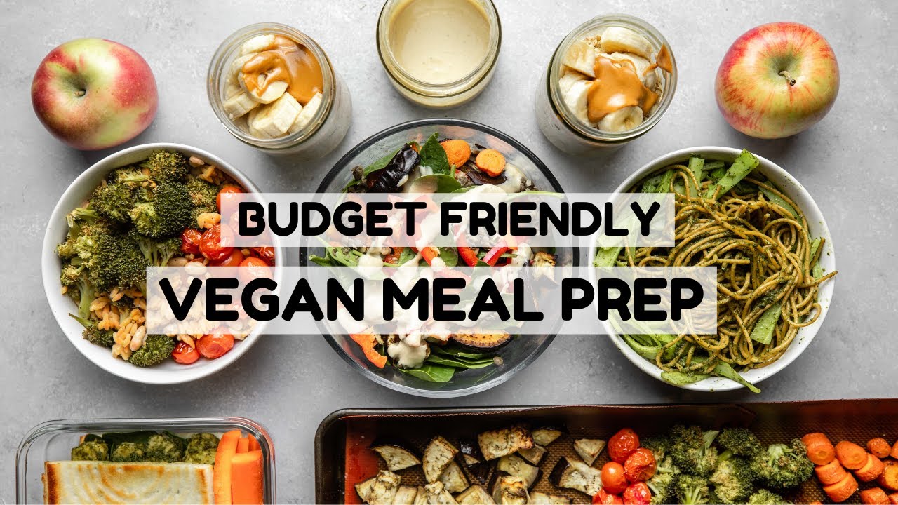 Vegan Meal Prep 3 Meals From Trader Joe S Youtube