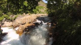 北海道ライオンアドベンチャー　2014 Canyoning　キャニオニング