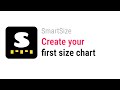 How to create a new size chart using smartsize