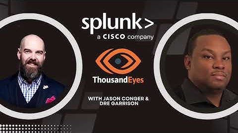 Splunk and ThousandEyes network monitoring