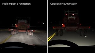 Nighttime Visibility Animation Outshines Opposing Animation
