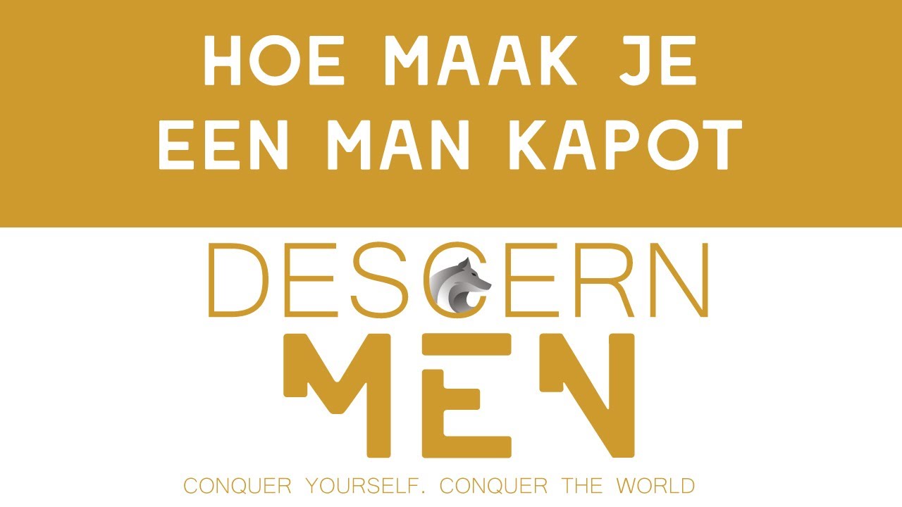Hoe maak je een man kapot - YouTube