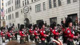 USMC March in the 2012 NYC St. Patrick's Day Parade