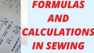 BASIC SEWING FORMULAS YOU NEED WHEN A CLIENT IS FAR AWAY