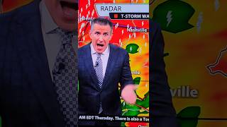 This weatherman is serious!