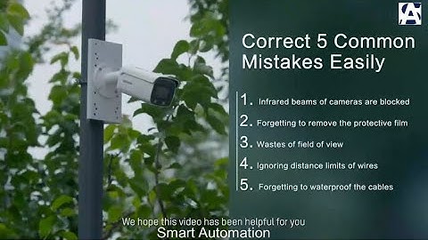 #CCTV Cameras Common #Mistakes When #Installing #Video #Security #System   #Smart #Automation
