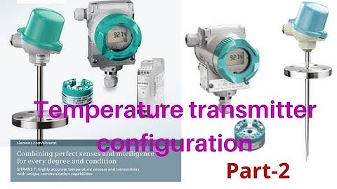 Temperature transmitter configuration