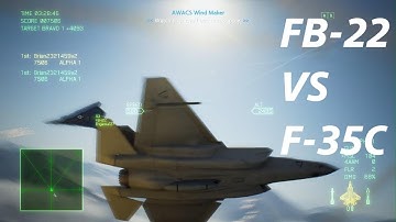 EPIC 1V1 FB-22 VS F-35C! ACE COMBAT 7 MULTIPLAYER