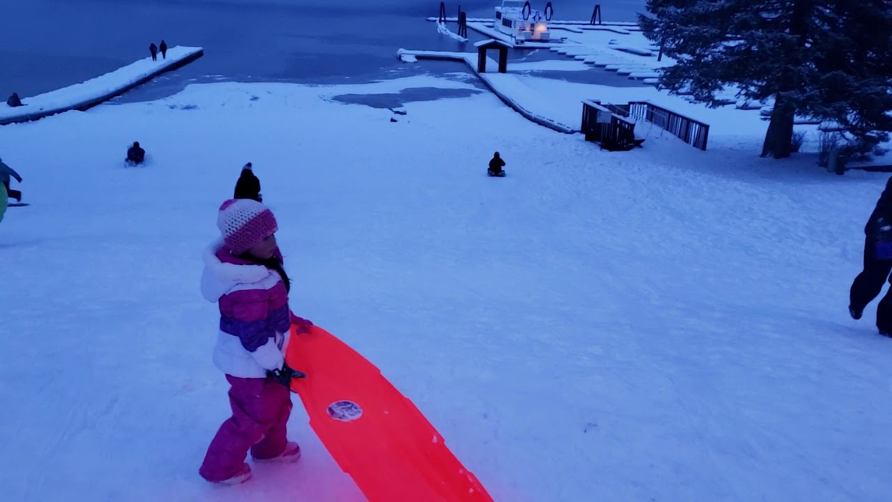 2019 McCall ID sledding. YouTube