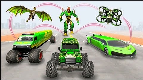 Robot Game Super Car Dinosaur Game 😎