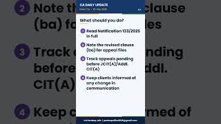 JCIT/Addl. CIT (Appeals) Subordination Revised | Income Tax Update
