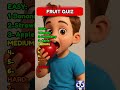 Fruit Quiz #brainquiz #kidsquiz