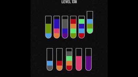 Water Sort Puzzle Level 138