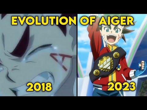 Beyblade Aiger Akabane Evolution (2018-2023) | Turbo- Quadstrike  | Beyblade Burst Quadstrike