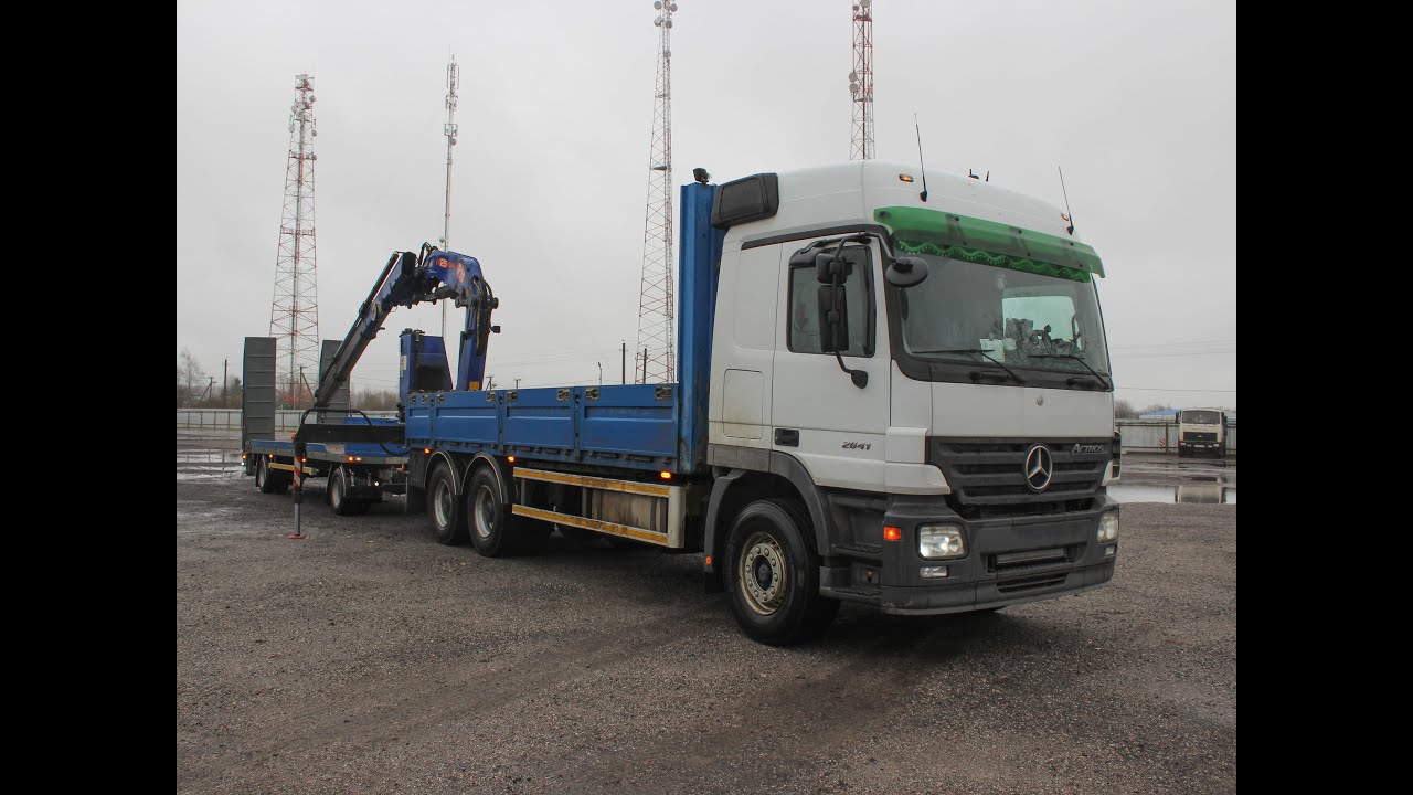 Mercedes-Benz Actros 2641 с КМУ PM 25SP 2008 года