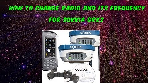 How can we change the Radio settings for Sokkia GPS (Base and Rover both)