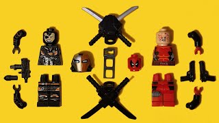 LEGO Copycats Characters | Marvel (Deadpool) vs. DC (Deathstroke) | Unofficial Minifigure