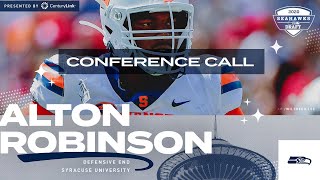 Alton Robinson 2020 NFL Draft Conference Call