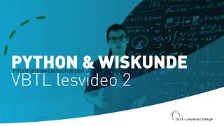 Python & Wiskunde - Lesvideo 2