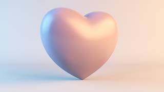 Giant Spinning Pastel Pink Colored Big 3D Love Heart Shape Rotating 4K VJ Loop Motion Background screenshot 3