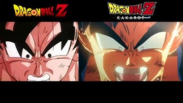 Dragon Ball Z: Kakarot Official Trailer - Animation Comparison Side by Side