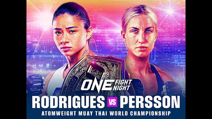 ONE Fight Night 33: Rodrigues vs Persson Predictions
