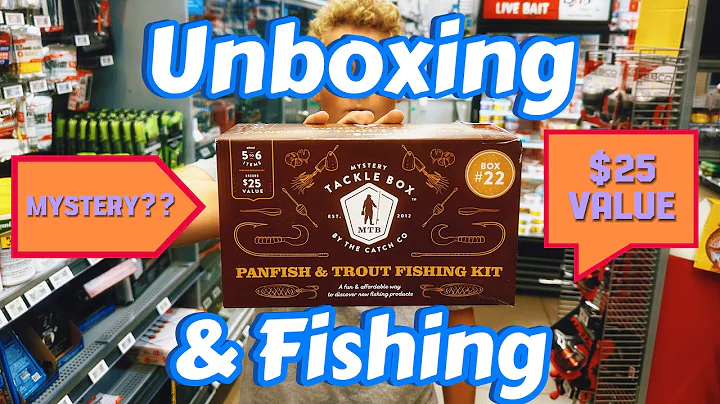 Unboxing and fishing with a MYSTERY tackle box! (Trout and Panfish)
