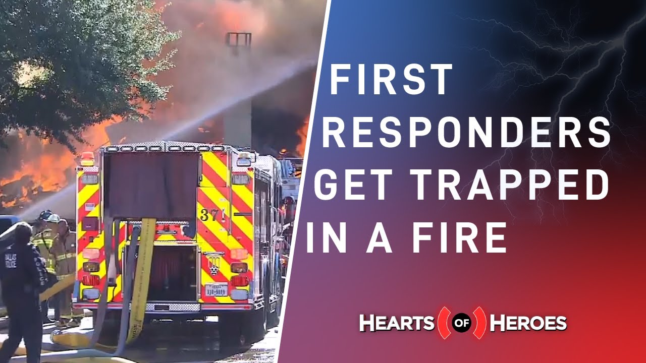 Firefighters Rescued After Being Trapped in Apartment Fire | Hearts of ...