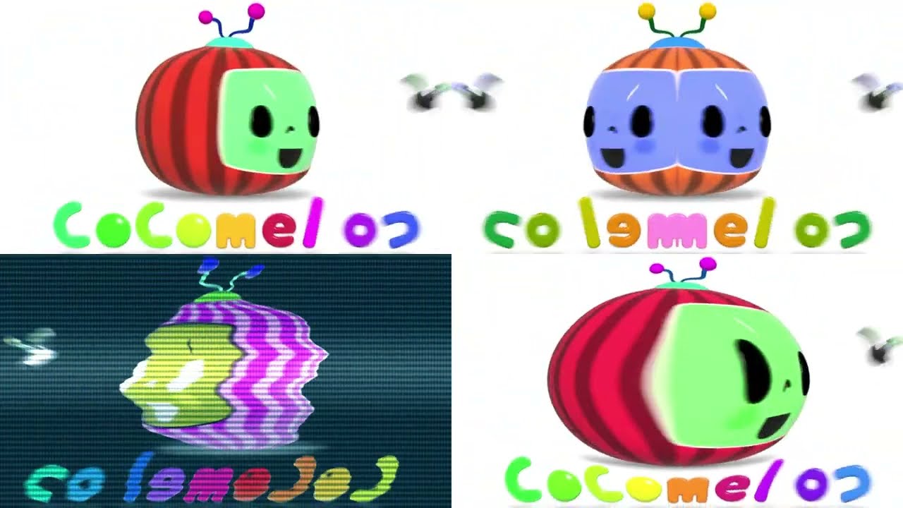 Combined Nina Family Cocomelon Frozen Intro Logo Sponsored By Klasky Csupo 2001 Effects