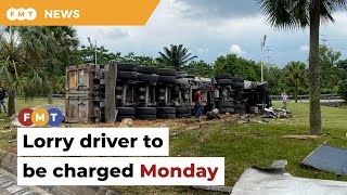Lorry driver in Putrajaya convoy crash to be charged on Monday