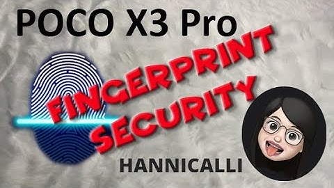 POCO X3 Pro | How to set up password using fingerprint