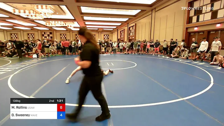 138 Kg Round Of 32 - Michael Rollins, USAW Maine E...