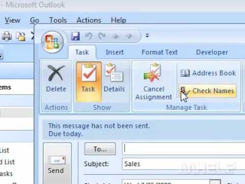 task assignment outlook