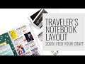 Traveler’s Notebook Process 2020 | Feed Your Craft DT What A Year Kit