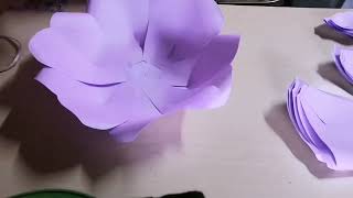 flores de papel de 35 cm