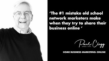 The biggest mistake network marketers make online
