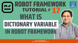 Robot Framework Tutorial #17 - Dictionary Variable in Robot Framework screenshot 2