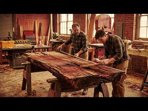 Don't Believe If Don't See: Creative Guy Turns Worthless Red Wood to Thousand Dollar Coffee Table