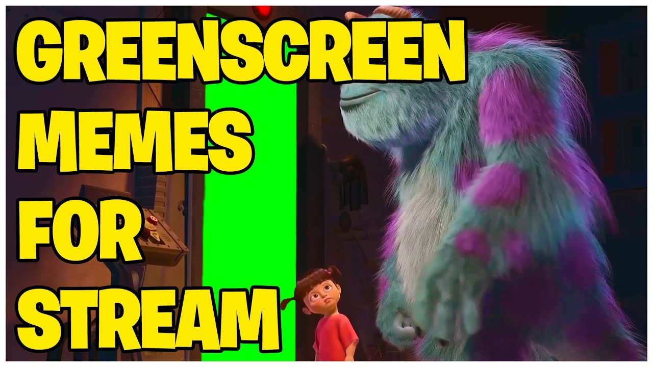 Monsters Inc Door Green Screen Video Template
