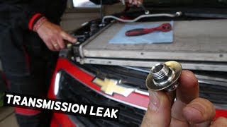 MOST COMMON TRANSMISSION FLUID OIL LEAK ON CHEVROLET MALIBU EQUINOX TRAX CRUZE SONIC TRAVERSE SPARK