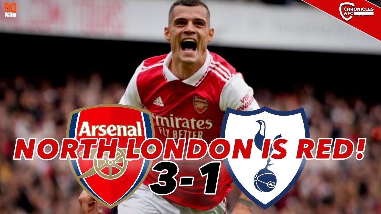 ARSENAL 31 TOTTENHAM PREMIER LEAGUE NORTH LONDON IS RED! 🔴 YouTube
