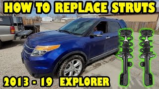 How to replace the struts on a 2013-2019 Ford Explorer