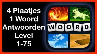 4 Plaatjes 1 Woord  - Level 1-75 - Antwoorden - Oplossingen screenshot 4