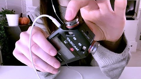 ASMR ✩₊˚.⋆ fast & intense tascam mic gripping, tapping, etc. ☽｡⋆