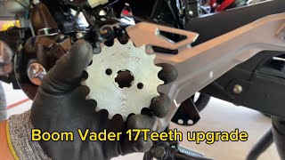 Boom Vader 17Teeth upgrade